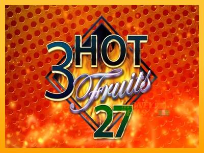 3 Hot Fruits 27 - mesin permainan