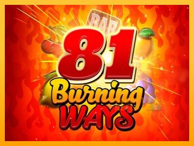 81 Burning Ways - mesin permainan